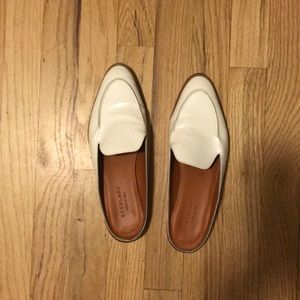 Everlane Modern Loafer Mules in White!